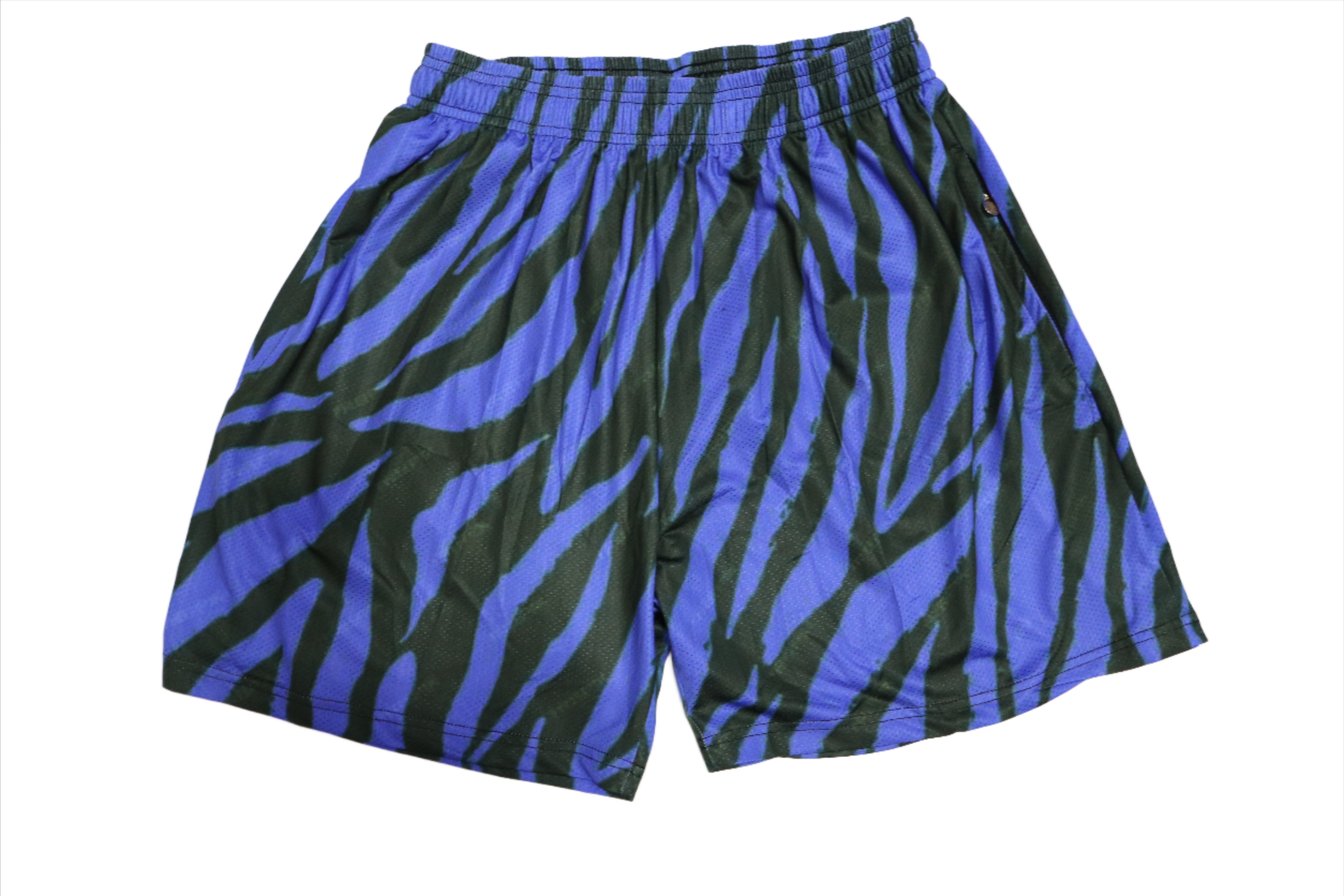 ICON SHORTS- BLUE ZEBRA