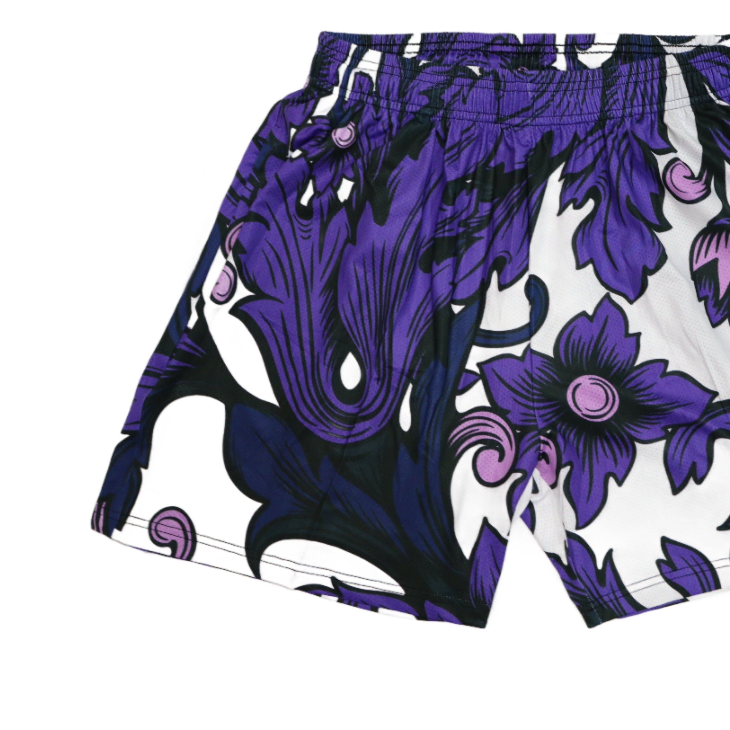 ICON SHORTS- PURPLE BAROQUE