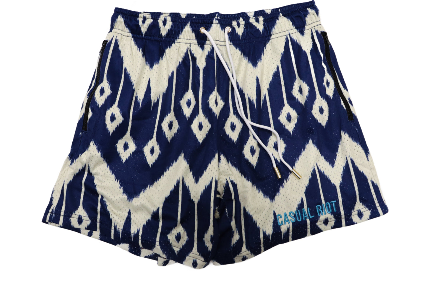 DOUBLE MESH SHORTS-BLUE BOHO