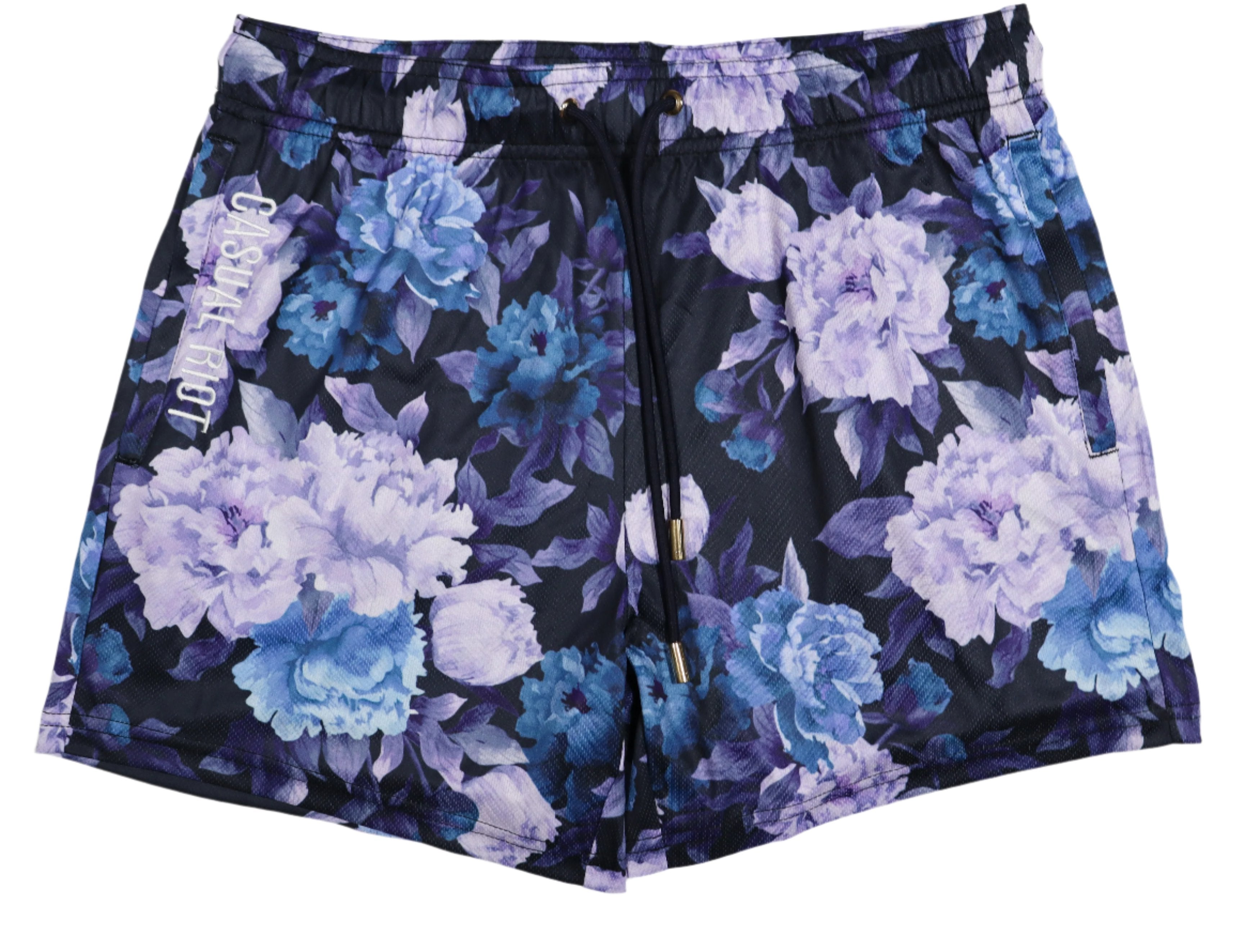PRFKT 4" SHORTS-BLUE/PURPLE FLORAL