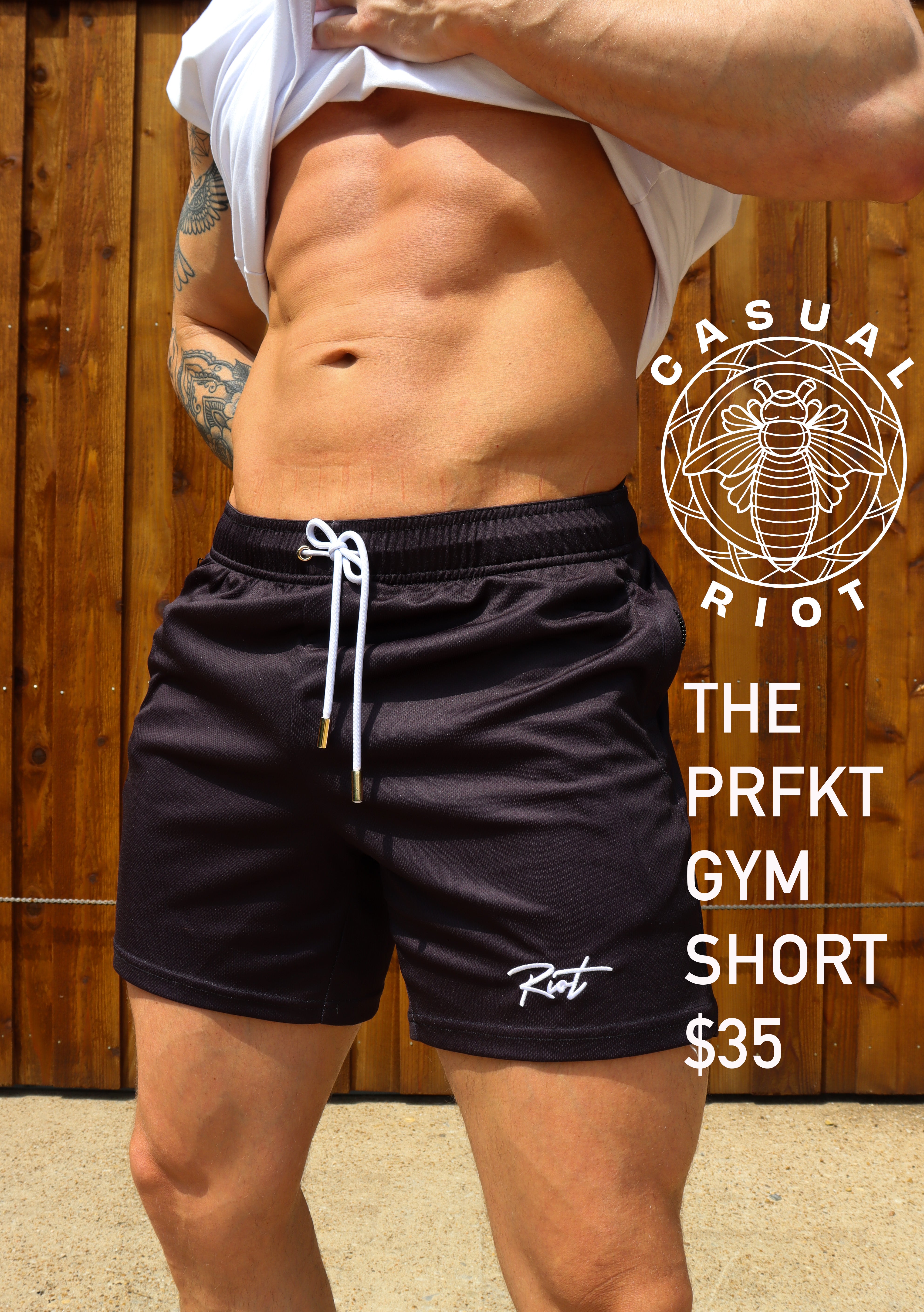 PRFKT 6" SHORTS-BLACK