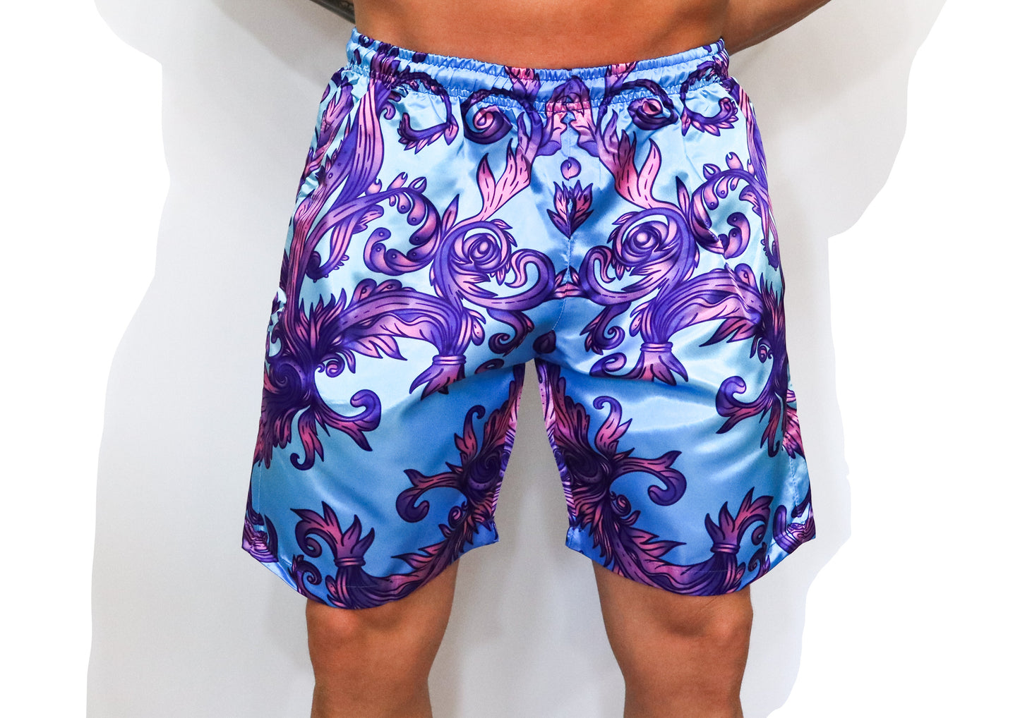 OVERSIZED SAT’N SHORTS
