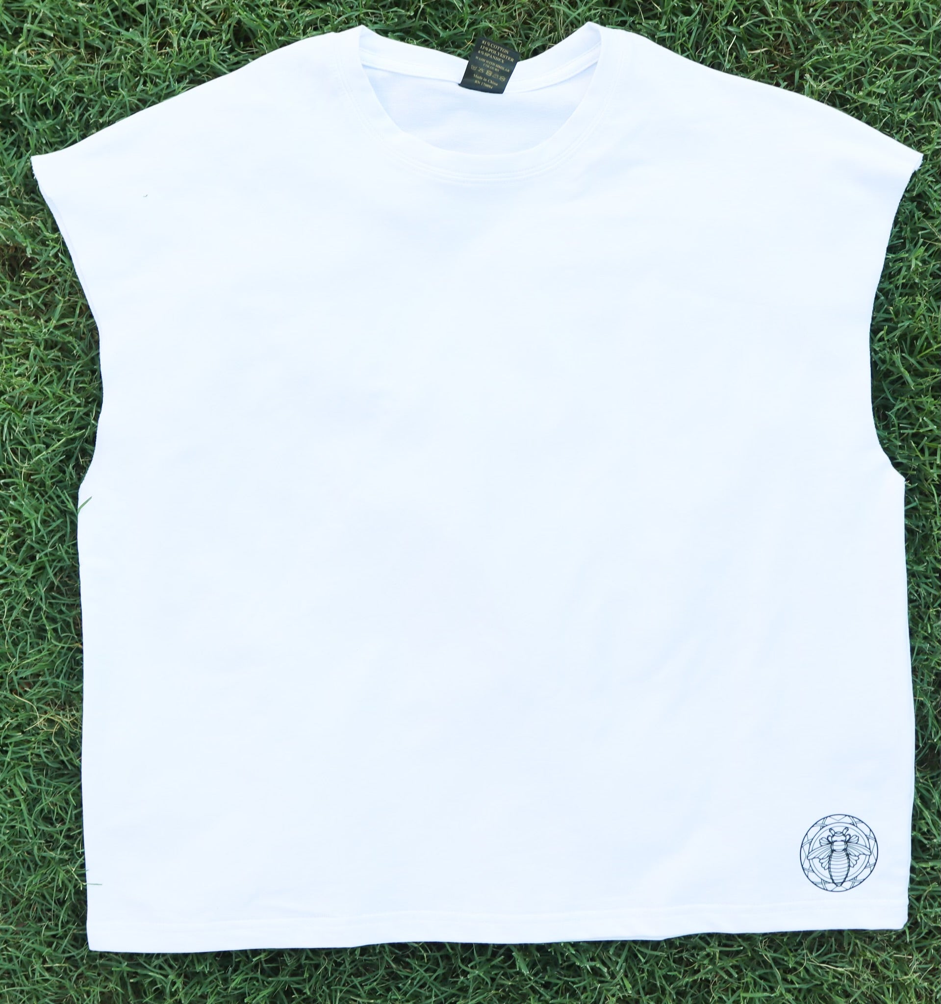 OVERSIZED CROP TOP-2026 white