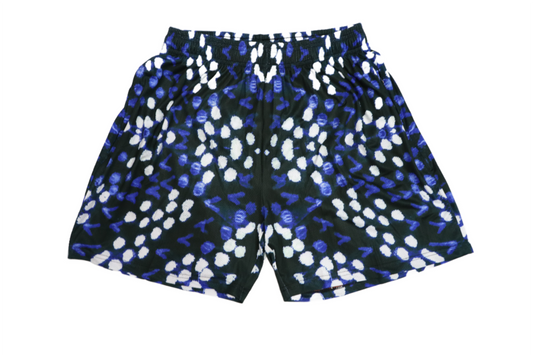 ICON SHORTS- BLUE DOTTIE