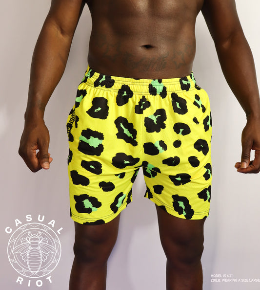 ICON SHORTS-WILD YELLOW